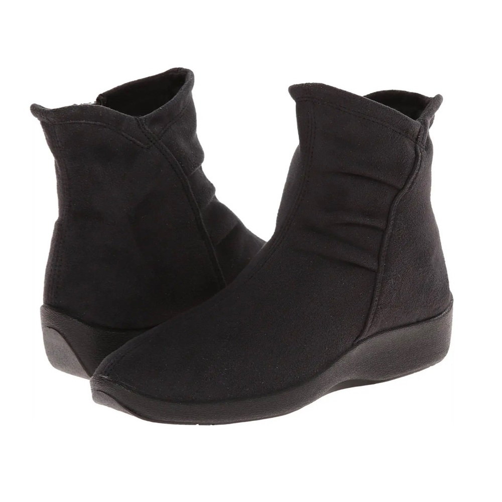 Arcopedico L19 Faux Suede Black Boots 8-8.5 EU39 GUC